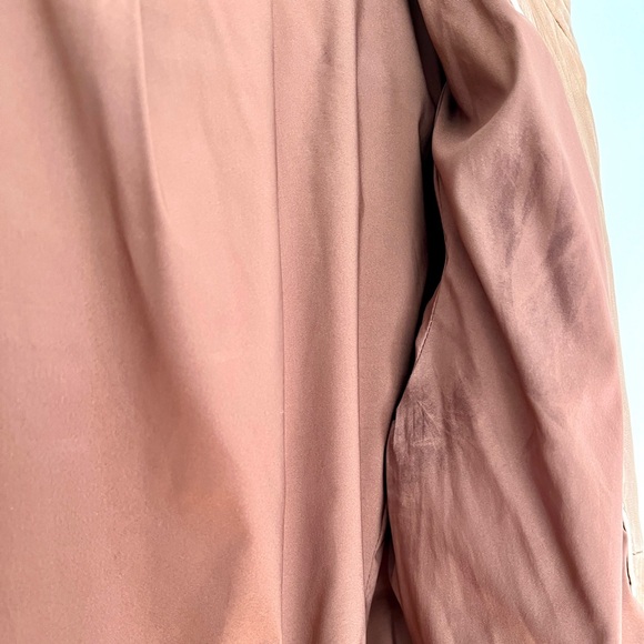 Danier Caramel Brown Leather Shawl Collar Moto Jacket - Picture 11 of 13